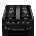 Ver imagem 2 de Fogão Piso 4 Bocas Gás Braslar Carina Mesa Vidro Acendimento Automático Preto Bivolt
