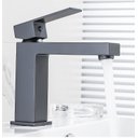 Ver imagem 1 de Torneira Monocomando Cascata Banheiro Baixa 7127 Preta Fosco Luuk Young