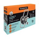 Ver imagem 7 de Enrolador de Mangueira Tramontina até 55m 1/2" com Rodinhas Suporte Giratório Pátio Jardim