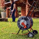 Ver imagem 5 de Enrolador de Mangueira Tramontina até 55m 1/2" com Rodinhas Suporte Giratório Pátio Jardim