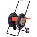 Ver imagem 1 de Enrolador de Mangueira Tramontina até 55m 1/2" com Rodinhas Suporte Giratório Pátio Jardim