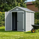 Ver imagem 2 de Deposito de Jardim Manor 6x8 Cinza Abrigo Externo com Portas Duplas Keter