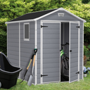 Ver imagem 3 de Deposito de Jardim Manor 6x8 Cinza Abrigo Externo com Portas Duplas Keter