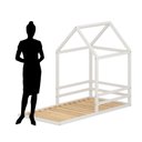 Ver imagem 4 de Cama Infantil Casinha Yescasa Branco/Acetinado