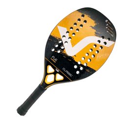 Kit com 2 Raquetes de Beach Tennis Classic Full Carbon VG Plus - Laranja - 3