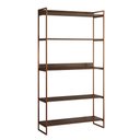 Ver imagem 2 de Estante Industrial Multiuso Guaecá 180x95 Cobre/imbuia