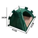 Ver imagem 2 de Tenda Cabana Caminha Casinha Gato Cachorro Arranhador Ninho Animais Estimaçao Portatil Barraca Porta