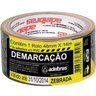 Fita Adesiva para Demarcação de Solo Adelbras 48mmx14m Am/preta Pvc - 1