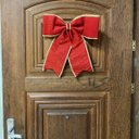 Ver imagem 5 de Laço Natal Enorme Decoraçao Arvore Porta Janela Casa Loja Fim de Ano Festa Comemoraçao Ornamentaçao 