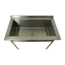 Ver imagem 2 de Tanque Inox 304 120x70x100cm com Cuba 100x50x33cm - Imeca