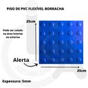 Ver imagem 3 de KIT 10 PÇS PISO TÁTIL PVC 25x25 ALERTA AZUL