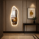 Ver imagem 4 de Espelho Orgânico 90cm Led Amarelo – Destaque Luxuoso para Banheiros e Lavabos