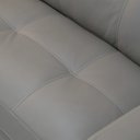 Ver imagem 7 de Sofá 3 Lugares para Sala 210cm Alicie L08 Couro Cinza Claro - Mpozenato