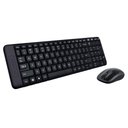 Ver imagem 1 de Teclado e Mouse Wireless Logitech MK220 USB Preto sem Fio