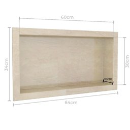 Nicho para Banheiro em Porcelanato Polido Tradicional 60x30  - 3