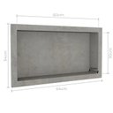 Ver imagem 3 de Nicho para Banheiro em Porcelanato Polido Tradicional 60x30 