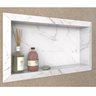 Nicho para Banheiro em Porcelanato Polido Diamante 40x30cm  - 1