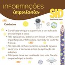 Ver imagem 4 de Régua Crescimento e Adesivos Decorativo Infantil Astronauta