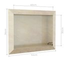 Ver imagem 3 de Nicho para Banheiro em Porcelanato Polido Diamante 40x30 