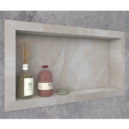 Nicho para Banheiro em Porcelanato Polido Diamante 40x30  - 1