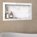 Ver imagem 1 de Nicho para Banheiro em Porcelanato Polido Diamante 60x30cm