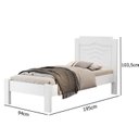 Ver imagem 3 de Cama Solteiro 100% Mdf 195x103x94cm Sofia