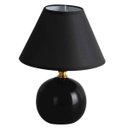 Ver imagem 1 de Abajur de mesa com cúpula 24,5cm bivolt de Cerâmica Preto
