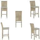 Ver imagem 3 de Mesa Bistrô com 2 Banquetas Roma Fendi Corda Náutica Estofado 3 Trama Original