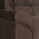 Ver imagem 6 de Conjunto Sofá 2 e 3 Lugares Suede Marrom Cordoba 184cm