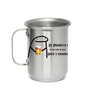 Kit Presente Comida de Boteco com Caneca de Alumínio