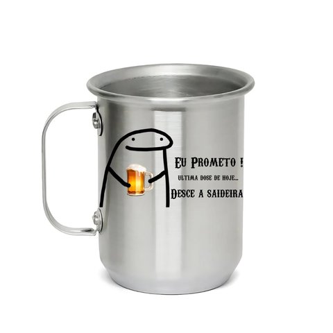 Kit Presente Comida de Boteco com Caneca de Alumínio