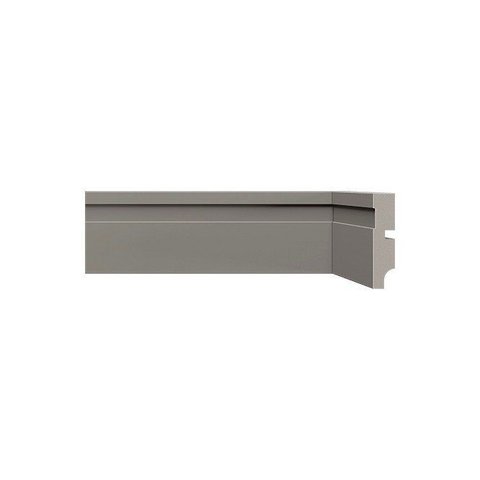 Rodape Poliest 456 Cinza Titanium 7x1,6x240m Santa Luzia