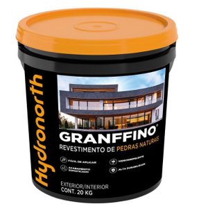 Revestimento Pedras Nat Graffino 20kg Branco Hydronorth
