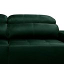 Ver imagem 5 de Sofá 3 Lugares Retrátil Reclinável Levi 250cm Couro Verde - Sallar Home