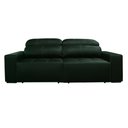 Ver imagem 1 de Sofá 3 Lugares Retrátil Reclinável Levi 250cm Couro Verde - Sallar Home