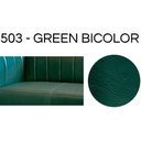 Ver imagem 2 de Sofá 3 Lugares Retrátil Reclinável Levi 250cm Couro Verde - Sallar Home