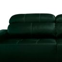 Ver imagem 4 de Sofá 3 Lugares Retrátil Reclinável Levi 250cm Couro Verde - Sallar Home