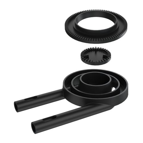 Queimador Duplo Mitj Completo Fogão Industrial Ferro 17,5cm