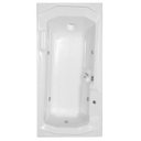 Ver imagem 1 de Banheira Hidromassagem Astra Prima Super Luxo 150cmx90cmx44cm - 04 Jatos Branco Gel-Coat P3 Sem Aque