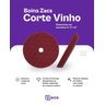 Boina de Corte Vinho 5" Zacs para Polimento Automotivo - Roto Orbital e Rotativa - 2