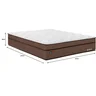 Colchão Super King Molas Bonnel 193x203x36cm Bruxelas Mannes - 4