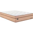 Ver imagem 1 de Colchão Super King Molas Ensacadas 193x203x36cm Estocolmo Mannes Bege/Branco