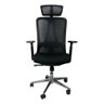 Cadeira Presidente Escritório Ergonômica Gogo Chair Go-350 - Preta - 1