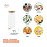 Conjunto de Potes Herméticos Com Tampa de Bambu 3 Peças 1650mL Oikos - 3