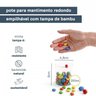 Conjunto de Potes Herméticos Empilháveis com Tampa de Bambu 6 Peças 200mL Oikos - 2