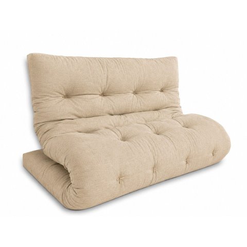 Futon 02 Lugares Slim 128X188X10cm - Cor Areia