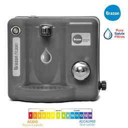 Purificador Água Natural Alcalina Ionizada C/ Ozônio Fitzon Cinza 110v - Brazon - 2