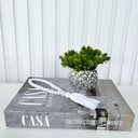 Ver imagem 3 de Decoração sala quarto livro + vaso prata + enfeite colar