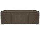 Ver imagem 6 de Calçadeira Baú Casal 140 Cm Para Cama Box Suede Marrom