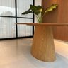 Mesa de Jantar Cone Oval 150x90 Cm Tampo Freijó Base Freijó - 3